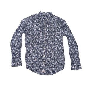 Vineyard Vines Men's XS Slim Fit Murray Shirt All Over Fish Button Up